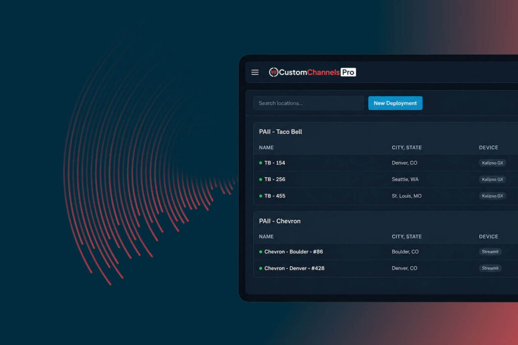 Custom Channels Partner Portal dashboard for AV integrators